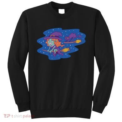 Cute Flying Witch Sweatshirt