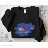 Cute Flying Witch Sweatshirt thumb 2