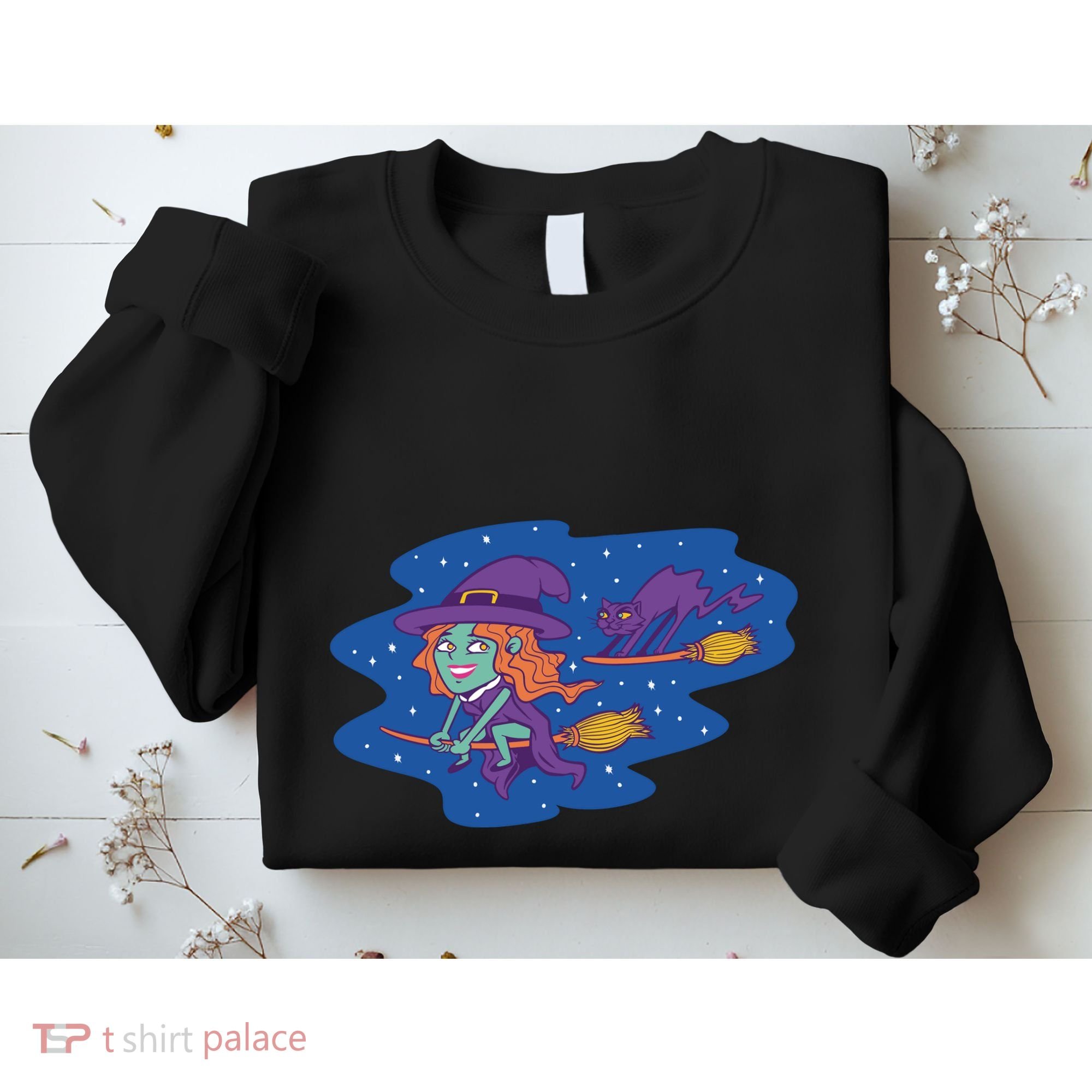 Cute Flying Witch Sweatshirt