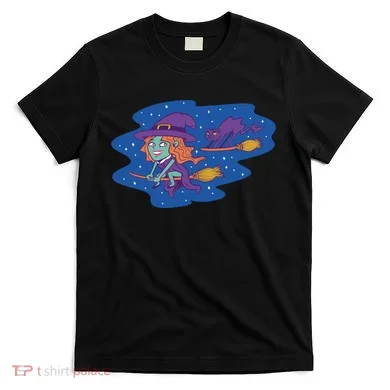 Cute Flying Witch T-Shirt