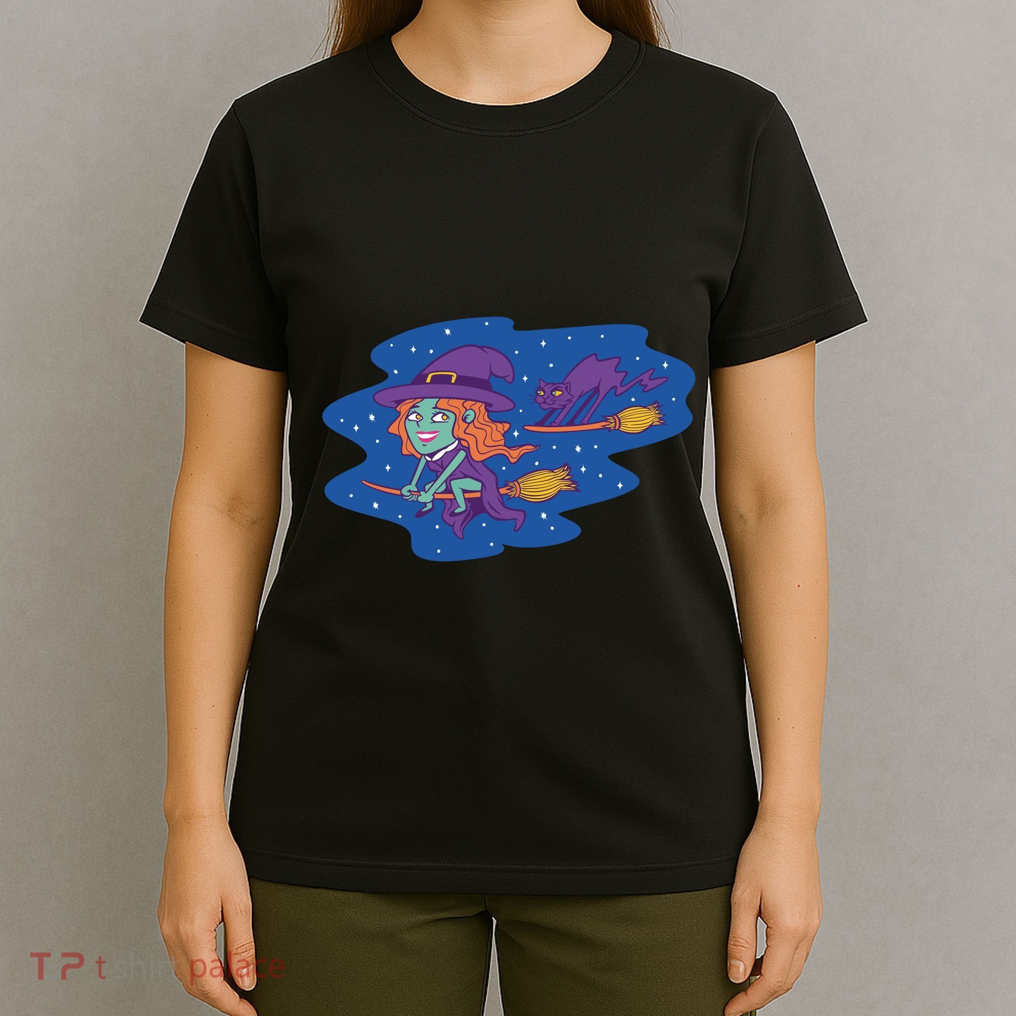 Cute Flying Witch T-Shirt