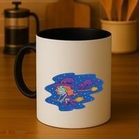 Cute Flying Witch Coffee Mug thumb 4