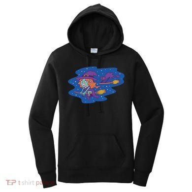 Cute Flying Witch Women's Hoodie