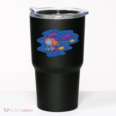 Cute Flying Witch Tumbler