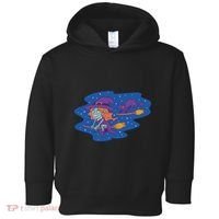 Cute Flying Witch Toddler Hoodie thumb 0