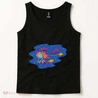 Cute Flying Witch Tank Top thumb 2