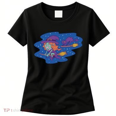 Cute Flying Witch Women's T-Shirt