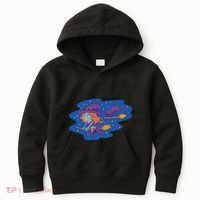 Cute Flying Witch Kids Hoodie thumb 0