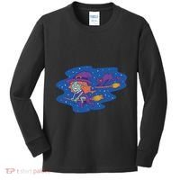 Cute Flying Witch Kids Long Sleeve Shirt thumb 0