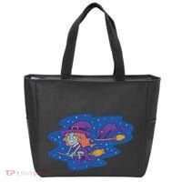 Cute Flying Witch Tote Bag thumb 0