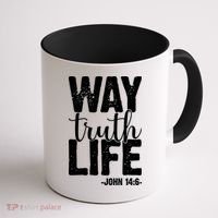 Christian Faith Way Truth Life Jesus Gift Coffee Mug thumb 1