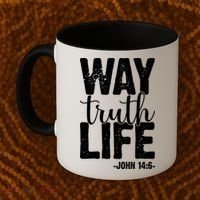 Christian Faith Way Truth Life Jesus Gift Coffee Mug thumb 2
