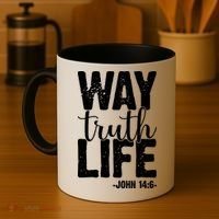 Christian Faith Way Truth Life Jesus Gift Coffee Mug thumb 4