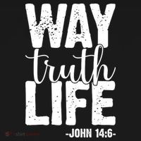Christian Faith Way Truth Life Jesus Gift Women's Hoodie thumb 2