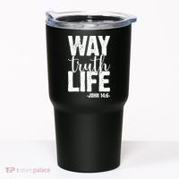 Christian Faith Way Truth Life Jesus Gift Tumbler thumb 0
