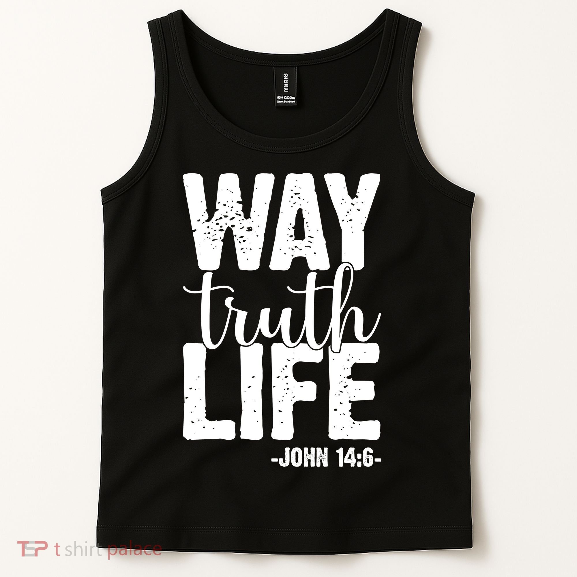 Christian Faith Way Truth Life Jesus Gift Tank Top