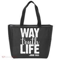 Christian Faith Way Truth Life Jesus Gift Tote Bag thumb 0