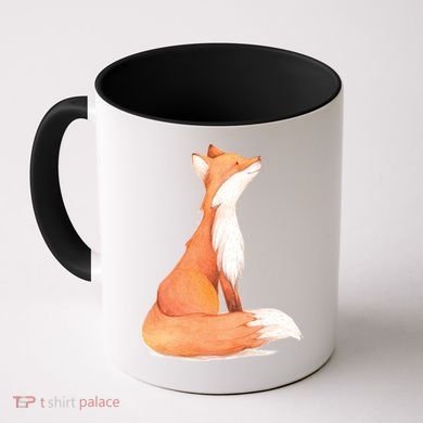 Cute Fox Watercolor | Funny Fox Lover Mammal Child Coffee Mug