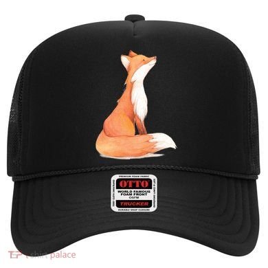 Cute Fox Watercolor | Funny Fox Lover Mammal Child Hat