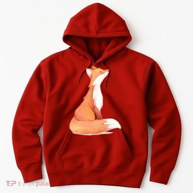 Cute Fox Watercolor | Funny Fox Lover Mammal Child Hoodie