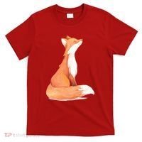 Cute Fox Watercolor | Funny Fox Lover Mammal Child T-Shirt thumb 0