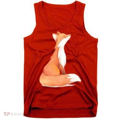 Cute Fox Watercolor | Funny Fox Lover Mammal Child Tank Top