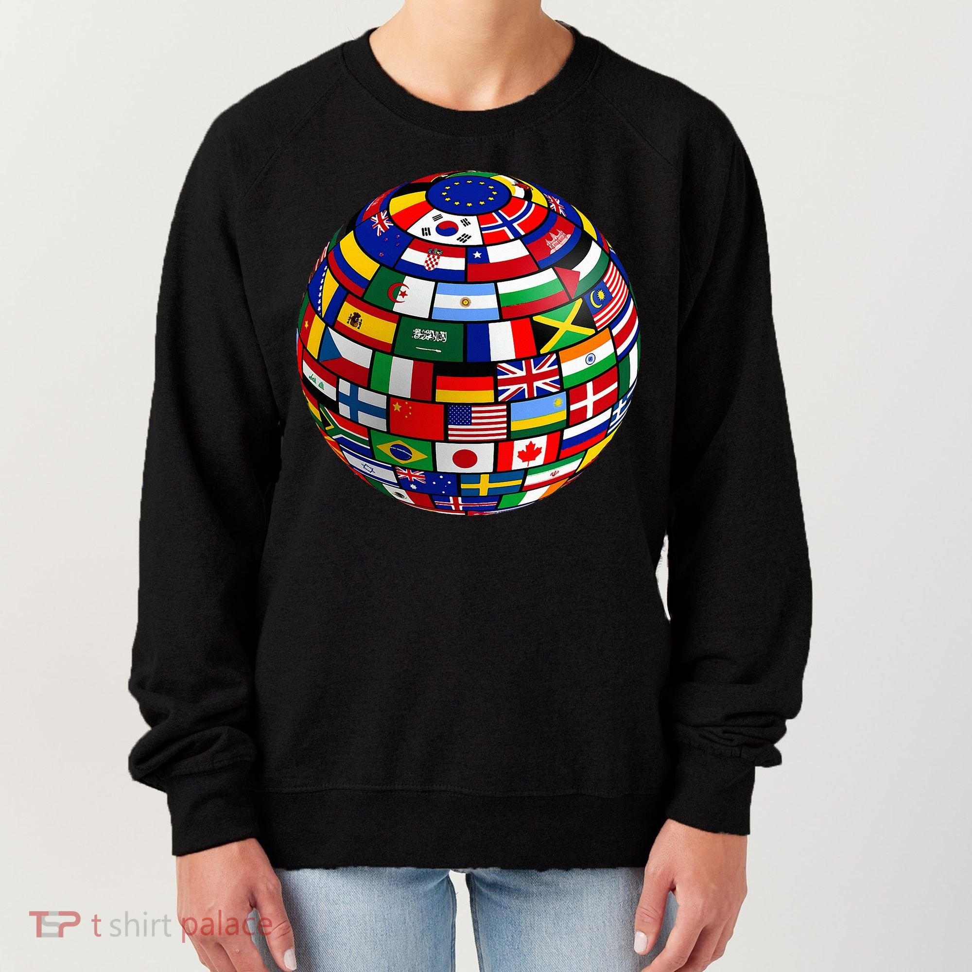 Countries Flags  World Maps  World Maps . Women's Sweatshirt