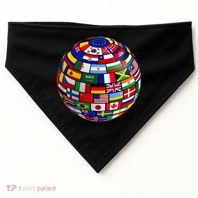 Countries Flags  World Maps  World Maps . USA-Made Doggie Bandana