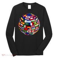 Countries Flags  World Maps  World Maps . Long Sleeve Shirt thumb 0
