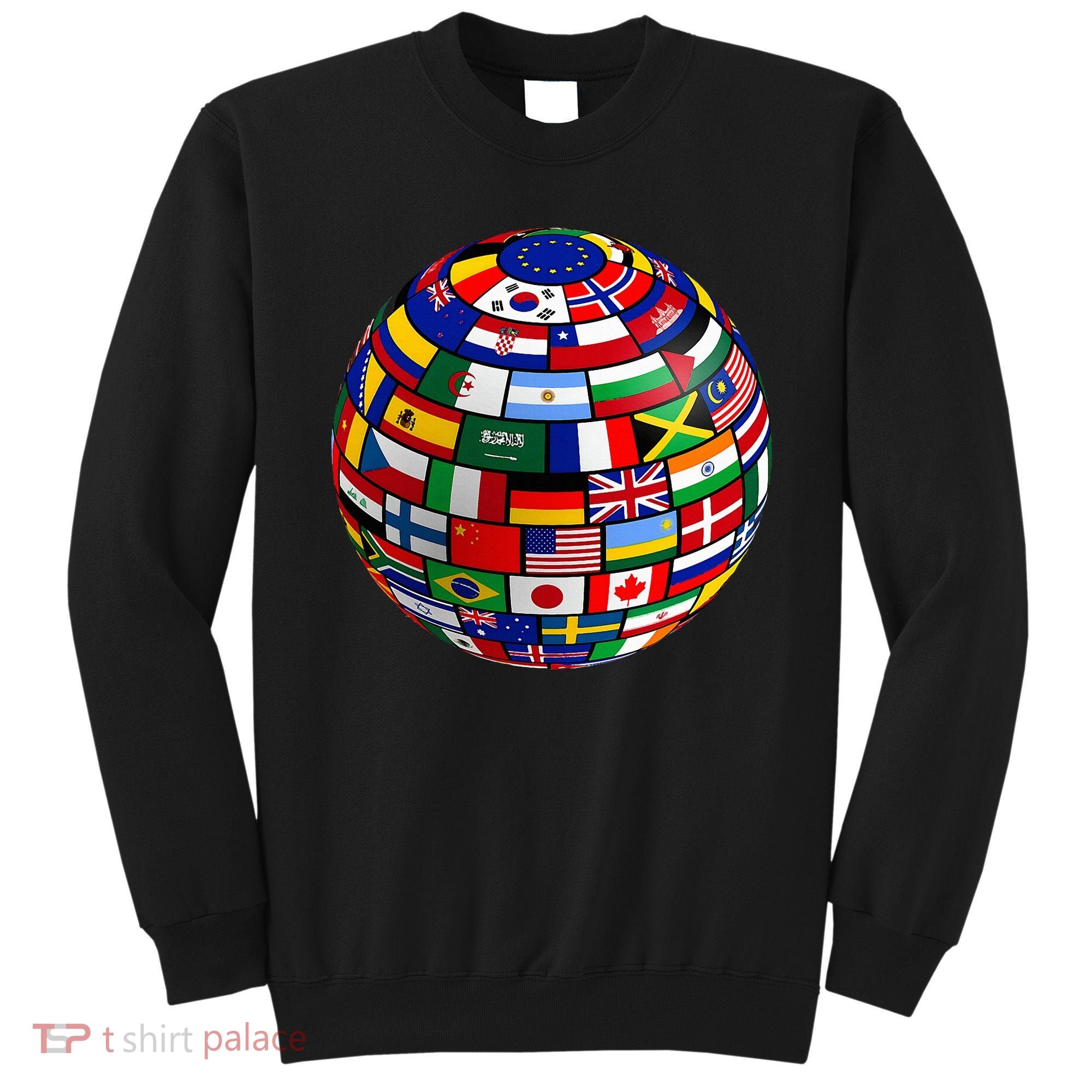 Countries Flags  World Maps  World Maps . Sweatshirt