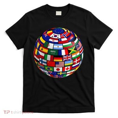 Countries Flags  World Maps  World Maps . T-Shirt