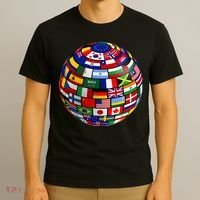 Countries Flags  World Maps  World Maps . T-Shirt thumb 3