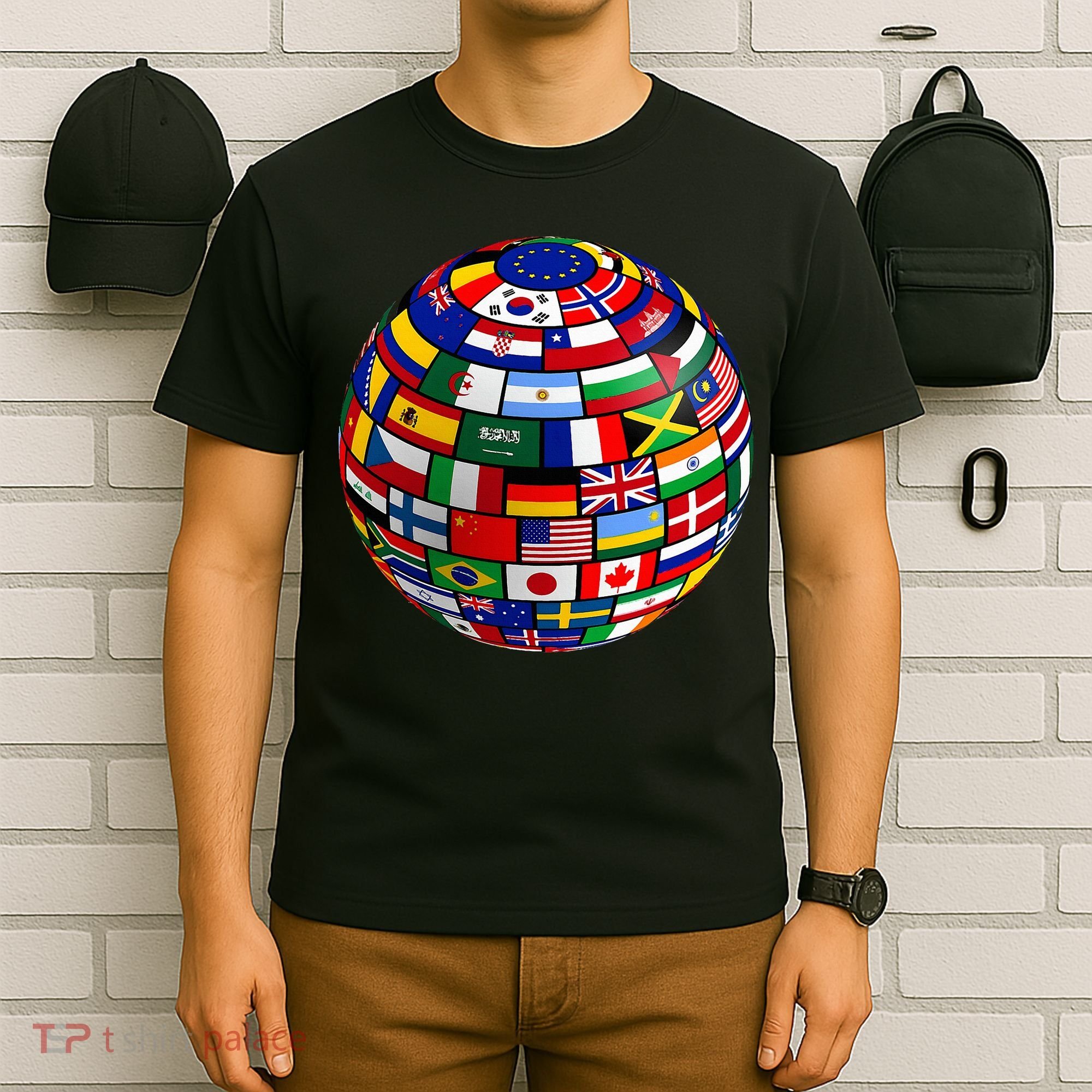 Countries Flags  World Maps  World Maps . T-Shirt