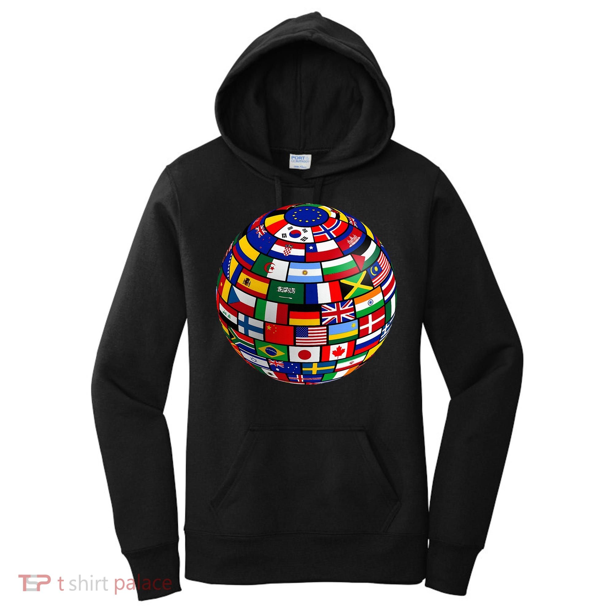 Countries Flags  World Maps  World Maps . Women's Hoodie