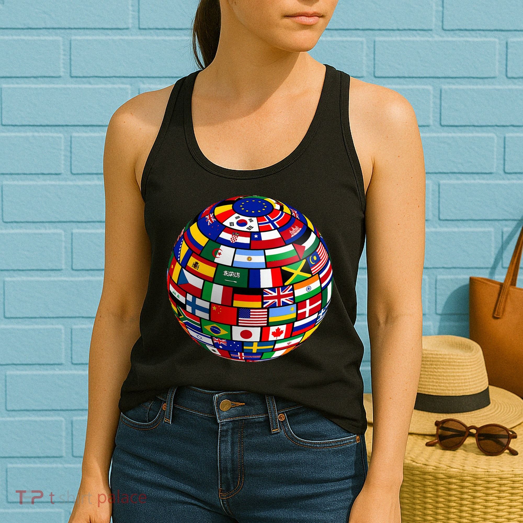 Countries Flags  World Maps  World Maps . Women's Tank Top