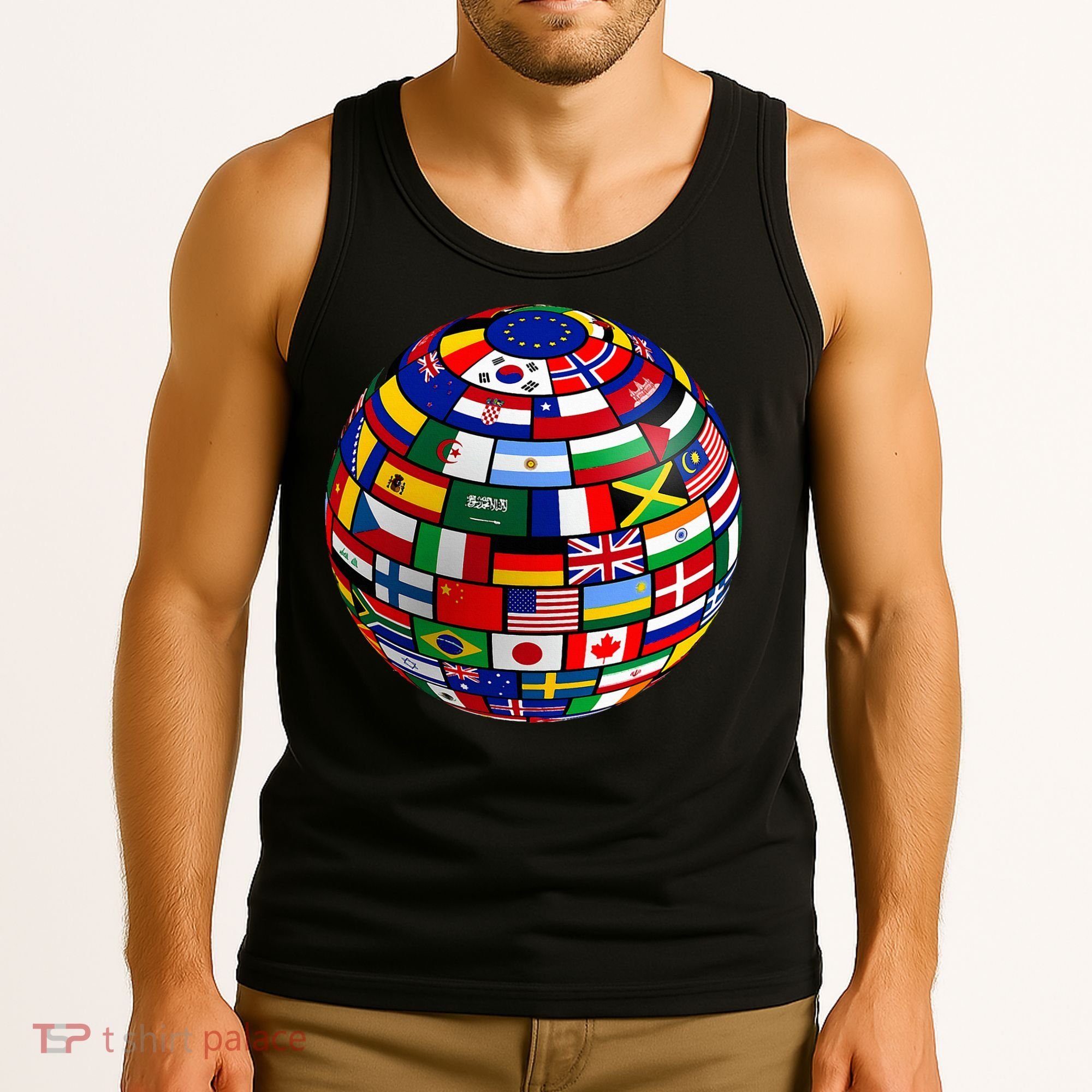Countries Flags  World Maps  World Maps . Tank Top