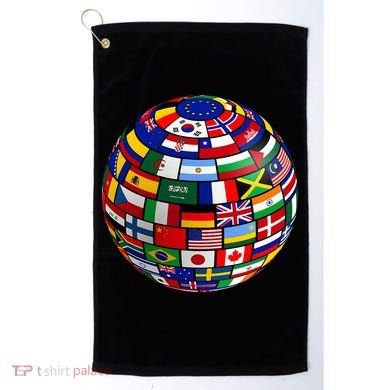 Countries Flags  World Maps  World Maps . Golf Towel