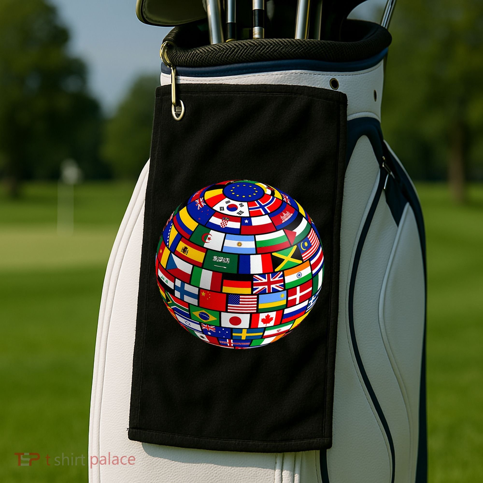 Countries Flags  World Maps  World Maps . Golf Towel