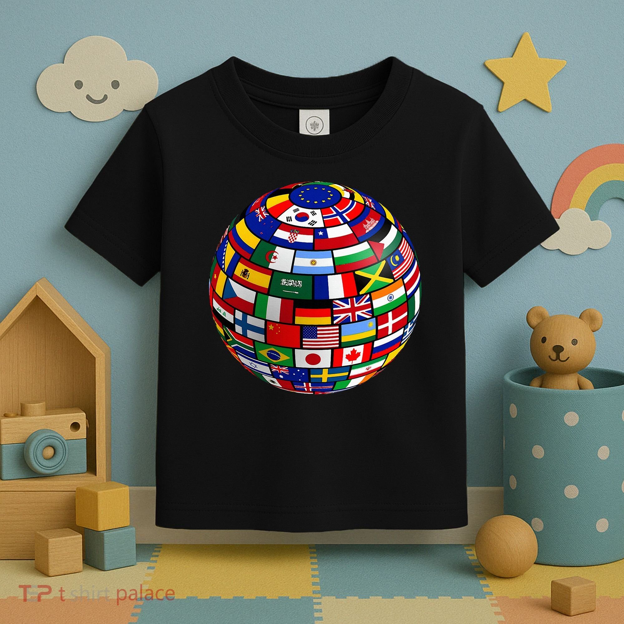 Countries Flags  World Maps  World Maps . Toddler T-Shirt