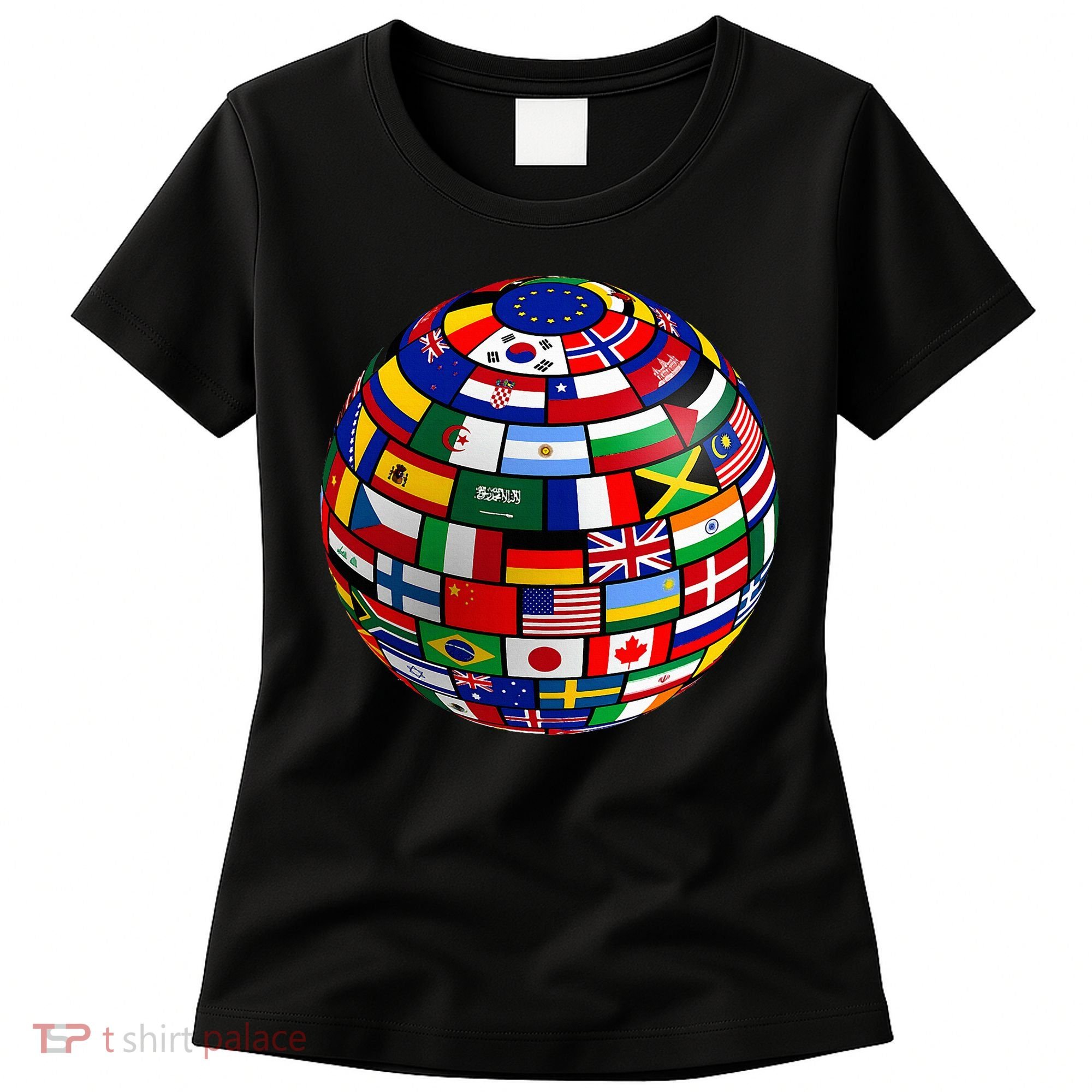 Countries Flags  World Maps  World Maps . Women's T-Shirt