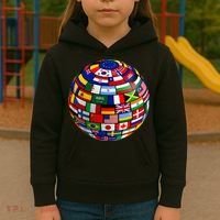 Countries Flags  World Maps  World Maps . Kids Hoodie thumb 3