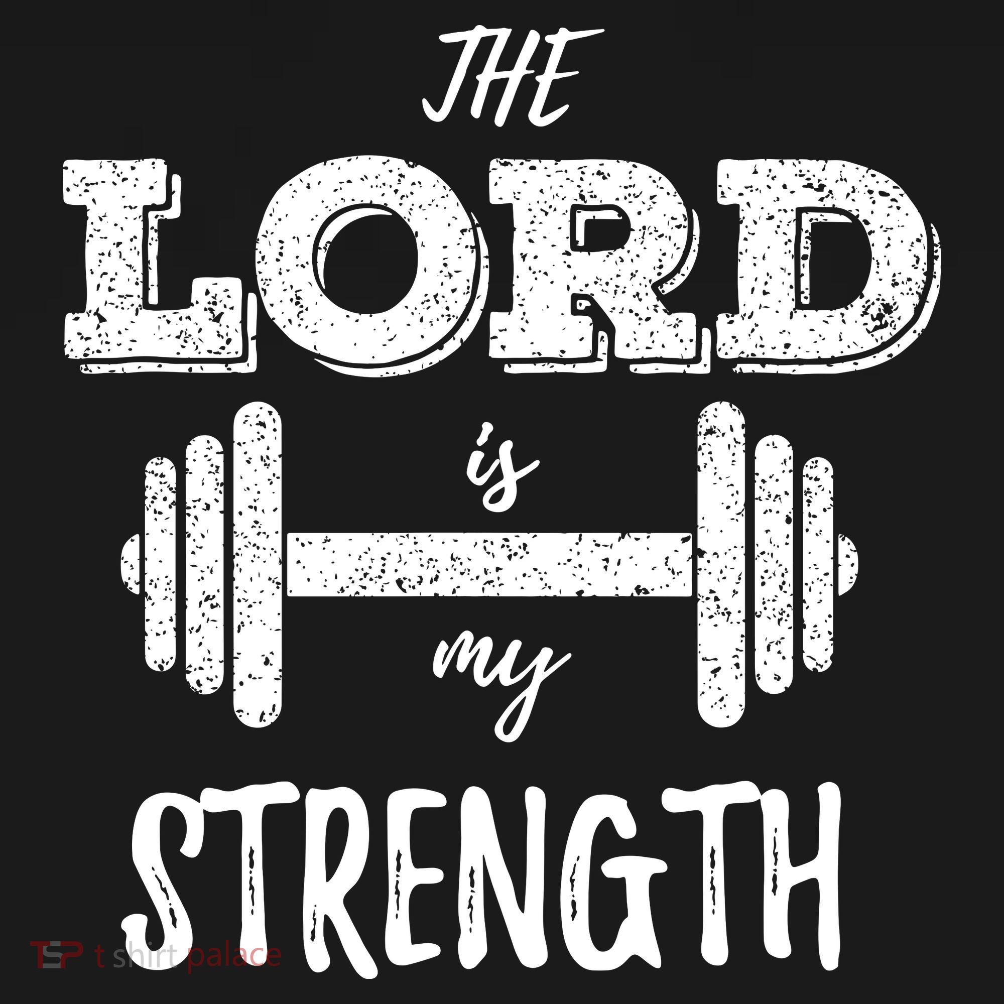 Christian Funny Workout Gym Lord Is My Strength Mousepad
