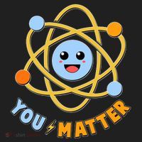 Cute Funny You Matter Science Atom Tumbler thumb 3
