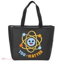Cute Funny You Matter Science Atom Tote Bag thumb 0