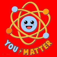 Cute Funny You Matter Science Atom Santa Hat thumb 1