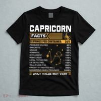 Capricorn Facts Zodiac Funny Capricorn Birthday Gift T-Shirt thumb 5
