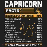 Capricorn Facts Zodiac Funny Capricorn Birthday Gift Hat thumb 2