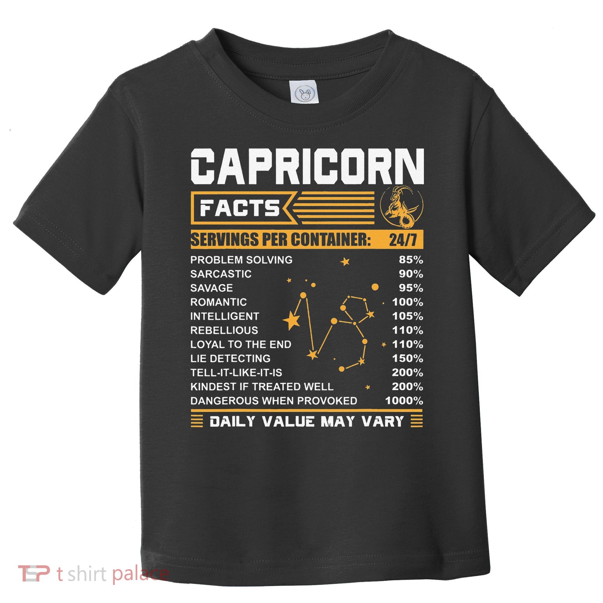 Capricorn Facts Zodiac Funny Capricorn Birthday Gift Toddler T-Shirt