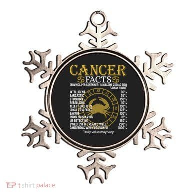 Cancer Facts Zodiac Sign Gift Great Gift Ornament