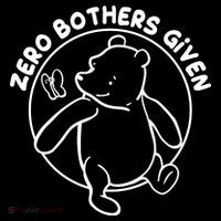 Cute Funny Zero Bothers Given Coaster thumb 2